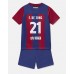 Barcelona Frenkie de Jong #21 Replika Babykläder Hemma matchkläder barn 2023-24 Korta ärmar (+ Korta byxor)
